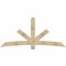 Ekena Millwork Alberta Rough Sawn Timber Gable Bracket, Douglas Fir, 96"W x 44"H x 6"D x 6"F, 11/12 Pitch GBW096X44X0606ALB00RDF - alternate 1